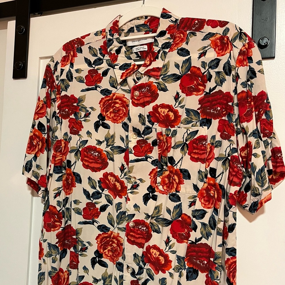 Floral UO button down
